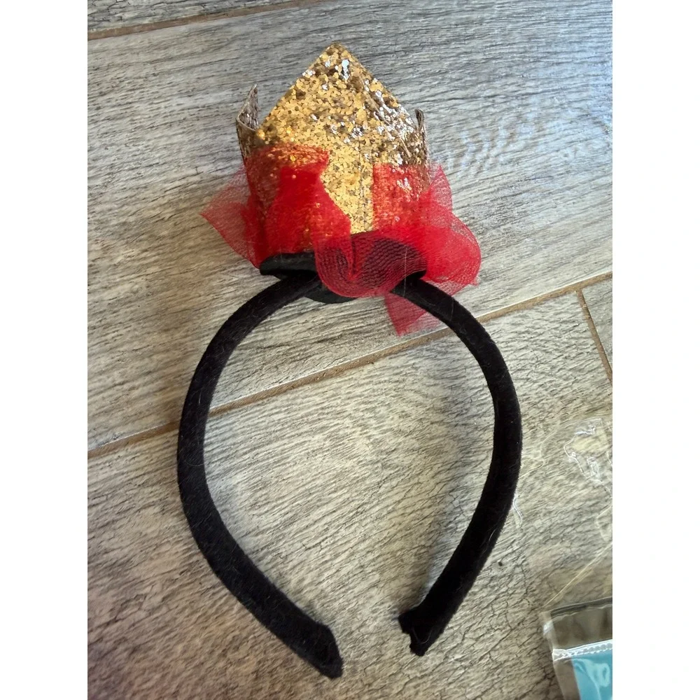 Spirit Halloween Queen of Hearts Costume 3T 4T Alice Wonderland Toddler Girls